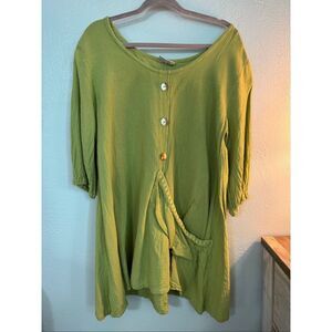 Cottonways Buttoned Pocket Tunic XL
